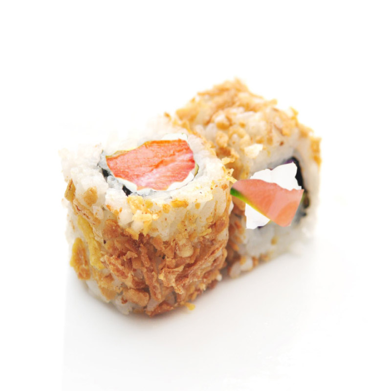 Oignons frits saumon cheese